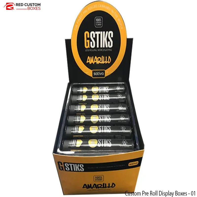 Custom Pre Roll Display Boxes
