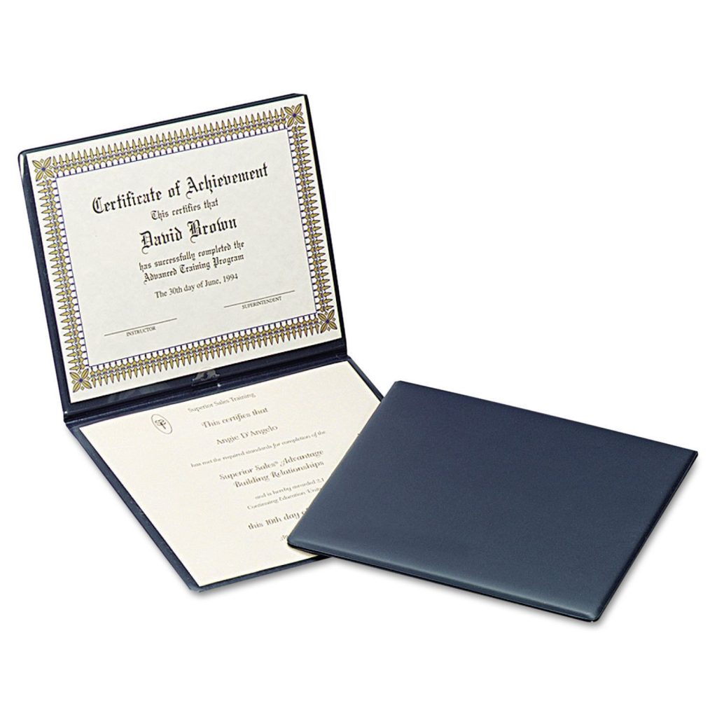 Certificate Holders