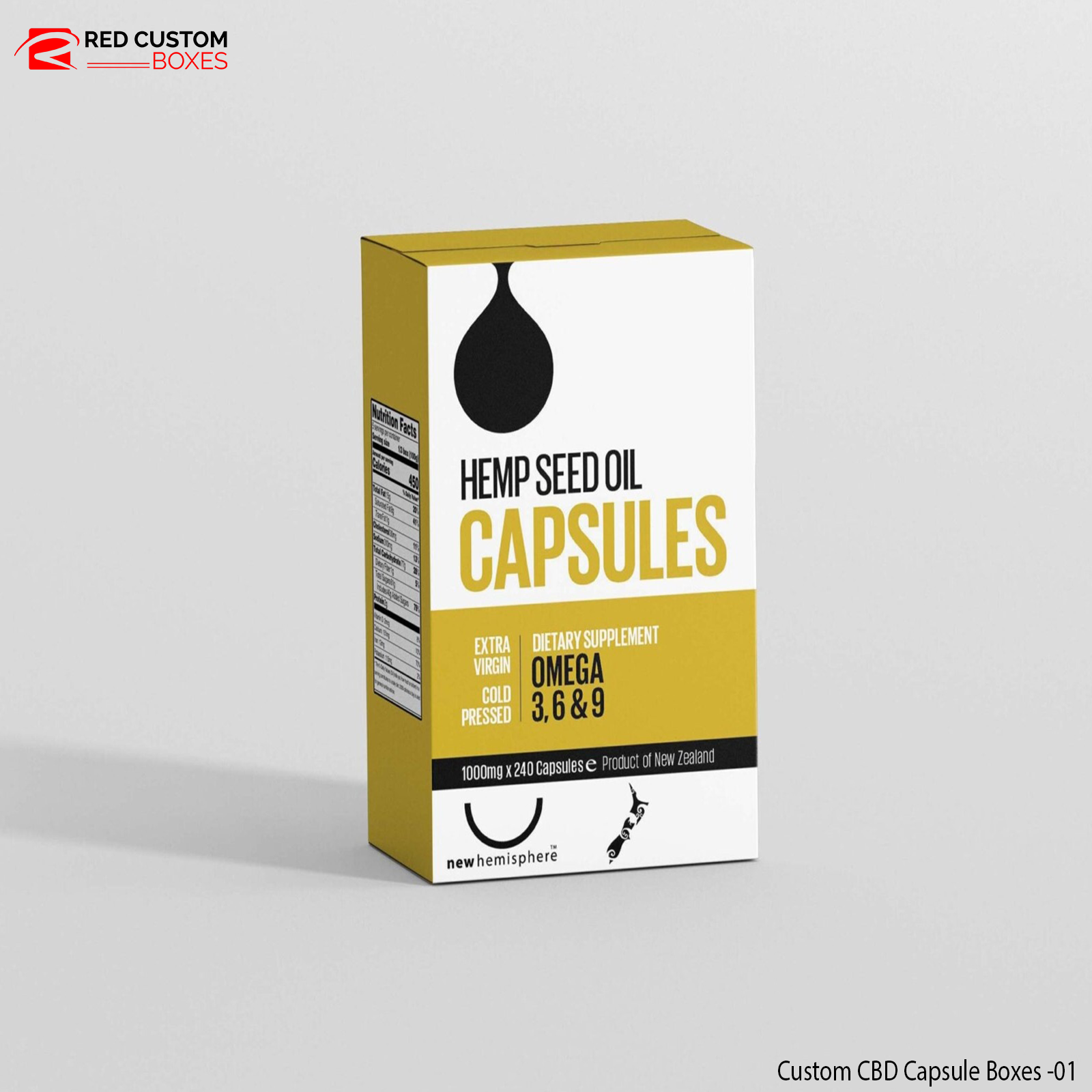 Custom CBD Capsule Boxes