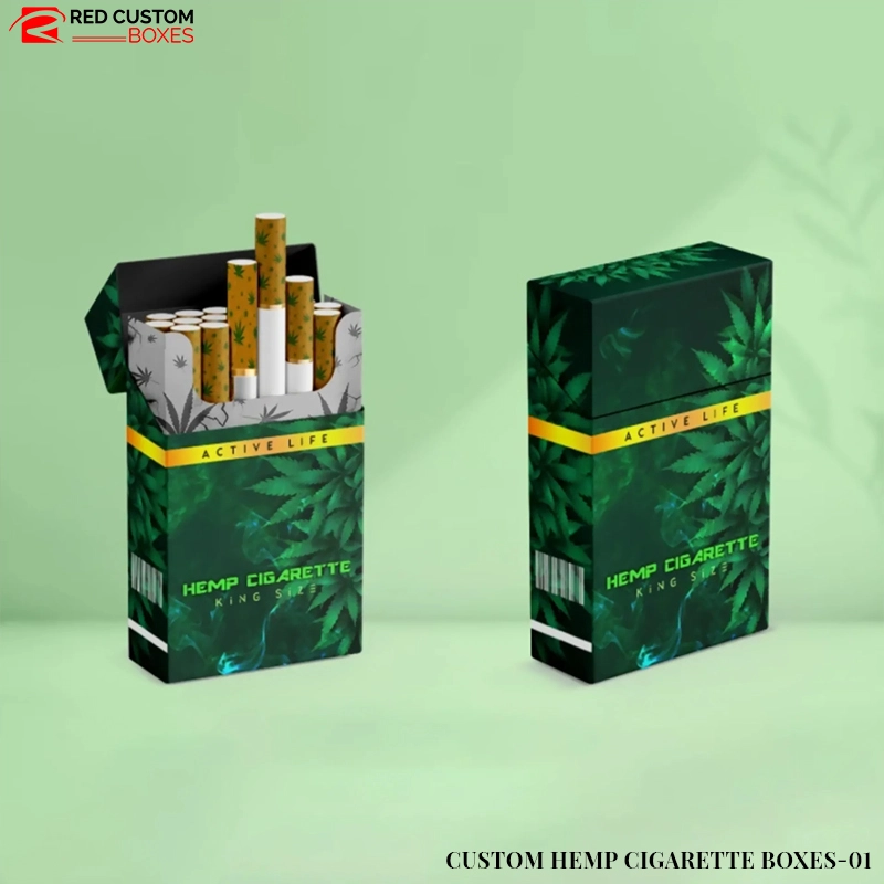 Custom Hemp Cigarette Boxes